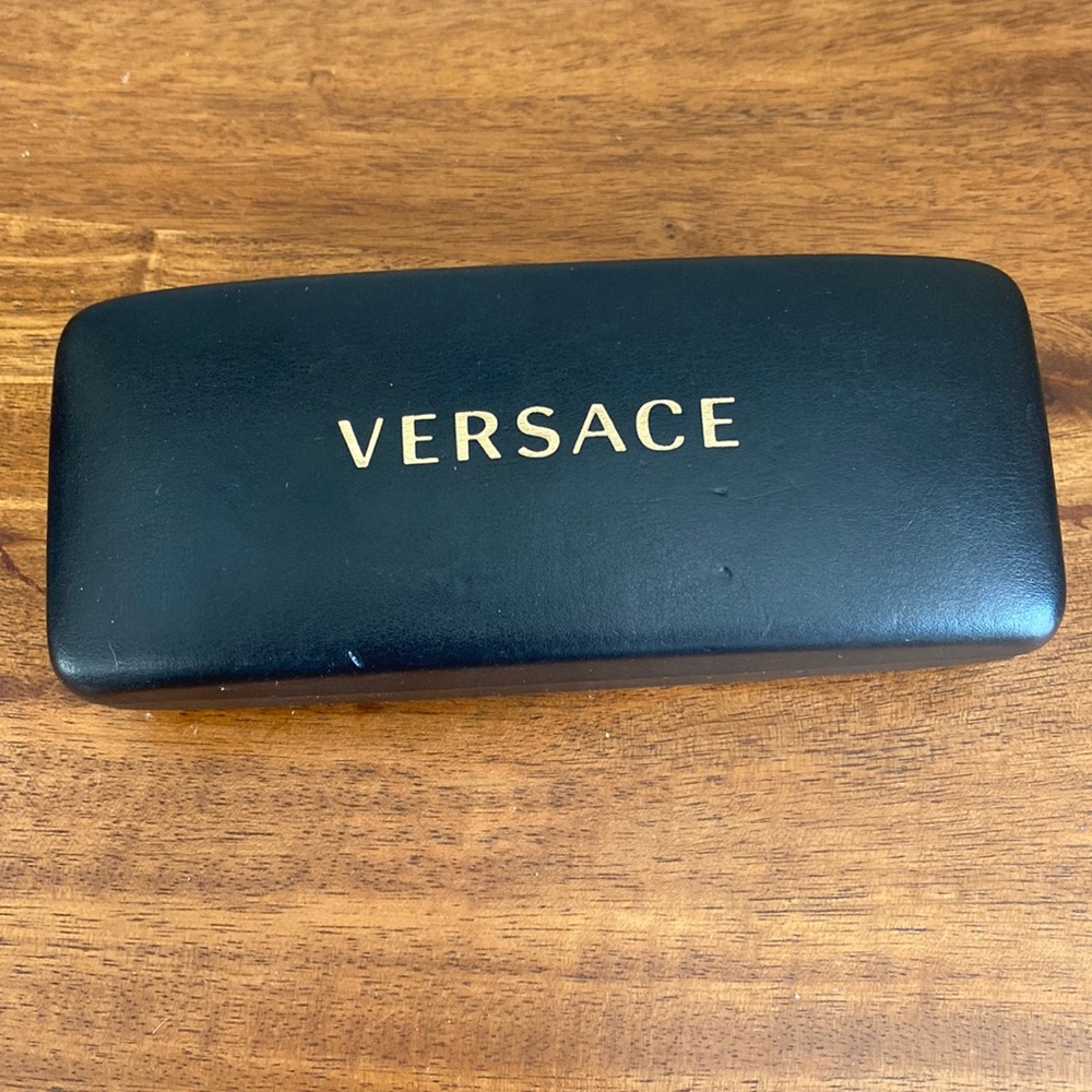 Authentic Versace Black Clamshell Hard Sunglasses Case Only Sunglass Hut Case.